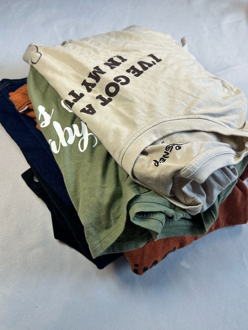 Maternity Bundle- Three Shirts, Three Pairs of Pants